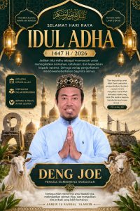 Pemuda Somberena Makassar Deng joe: Idul Adha 1447 H Ajarkan Nilai Pengorbanan dan Kepedulian Sosial